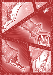 Size: 800x1131 | Tagged: explicit, artist:vavacung, oc, oc:filly fooling, comic:filly fooling, bow, clothes, colt, colt on filly, comic, creampie, crossdressing, cum, cum in uterus, dialogue, duo, female, femboy, filly, foal, foalcon, g4, hair bow, horsecock, human vulva on pony, imported from derpibooru, internal cumshot, male, missionary position, monochrome, nudity, oc x oc, pegasus, penetration, penis, pony, rumble, sex, shipping, speech bubble, straight, teenager, tomboy, uterus, vaginal, vein, veiny cock, x-ray