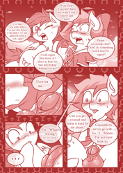 Size: 800x1131 | Tagged: explicit, artist:vavacung, oc, oc:filly fooling, comic:filly fooling, ..., balls, blushing, bow, clothes, cloud, colt, comic, crossdressing, dialogue, duo, female, femboy, filly, foal, foalcon, g4, hair bow, imported from derpibooru, male, monochrome, nudity, oc x oc, pegasus, pony, rumble, sheath, shipping, shrunken pupils, sky, speech bubble, straight, teenager, tomboy, tongue out