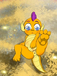 Size: 2180x2890 | Tagged: explicit, artist:stardust-pony, anus, baby, baby dragon, baby smolder, babycon, butt, cute, dragon, dragoness, female, foalcon, g4, genitals, high res, imported from derpibooru, innocent, nudity, presenting, smolder, smolderbetes, smolderriere, vulva, younger