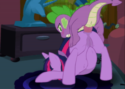 Size: 3024x2160 | Tagged: explicit, artist:buttercupsaiyan, spike, twilight sparkle, 2 handfuls of dat ass, anal, animated, anus, ass up, blushing, butt, clitoral stimulation, doggy style, double anal, double penetration, double the fun, face down ass up, faceless female, female, foalcon, from behind, g4, hemipenis, high res, humping like there's no tomorrow, imported from derpibooru, lidded eyes, long tail, looking back, looking over shoulder, male, multidick, multiple penetration, nudity, offscreen character, penetration, penis, plot, pony, sex, ship:twispike, shipping, sound, straight, tongue out, unicorn, unicorn twilight, vulva, webm