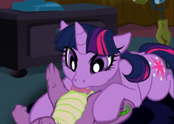 Size: 3024x2160 | Tagged: explicit, artist:buttercupsaiyan, spike, twilight sparkle, animated, blowjob, double barrel blowjob, double the fun, dragon, female, foalcon, g4, hemipenis, high res, imported from derpibooru, male, mare, multidick, nudity, oral, penis, pony, sex, ship:twispike, shipping, sound, straight, unicorn, unicorn twilight, webm