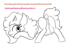 Size: 5400x4050 | Tagged: explicit, artist:vanifl, oc, oc:vanilla flavor, anus, butt, crotchboobs, derpibooru exclusive, dock, female, filly, foal, foalcon, horn, imported from derpibooru, monochrome, nipples, nudity, plot, ponut, pony, unicorn, vulva