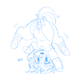 Size: 1200x1200 | Tagged: explicit, artist:cold-blooded-twilight, oc, oc:susie supreme, anatomically correct, anus, armpits, ballet, ballet slippers, blushing, butt, butt freckles, clothes, dialogue, dock, ear freckles, female, filly, foal, foalcon, freckles, headstand, imported from derpibooru, leg warmers, legwear, monochrome, nudity, oc only, open mouth, plot, ponut, pony, ripping clothes, simple background, solo, solo female, unicorn, vaginal secretions, vulva, wardrobe malfunction, white background