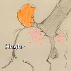 Size: 1200x1200 | Tagged: explicit, artist:fluffbutt69, oc, oc:roundabout, series:helpin' mac, age difference, anal, anus, ass up, balls, big dom small sub, big macintosh, big penis, butt freckles, canon x oc, colt, dock, doggy style, earth pony, earth pony oc, foal, foalcon, freckles, from behind, g4, gay, going in dry, horsecock, imminent anal, imminent penetration, imminent sex, imported from derpibooru, large butt, large penetration, male, maledom, malesub, medial ring, nudity, oc only, part of a set, penetration, penis, ponut, pony, pony on pony action, raised tail, reasonably sized balls, sex, short tail, stallion, stallion on colt, submissive, tail, taint, traditional art, white coat, yellow tail