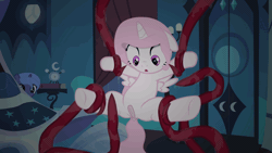 Size: 960x540 | Tagged: explicit, artist:toinfinity, princess celestia, princess luna, anal, animated, cewestia, cum, cum in mouth, edit, female, filly, filly luna, foal, foalcon, g4, gif, horn, horngasm, imported from derpibooru, magic, orgasm, penetration, sex, show accurate, show accurate porn, spread legs, spreading, tentacle porn, tentacles, tentacles on filly, vaginal, voyeurism, woona, younger