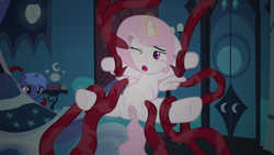 Size: 1920x1080 | Tagged: explicit, artist:toinfinity, princess celestia, princess luna, comic:tia's tentacle time, aftersex, alicorn, bukkake, cewestia, cum, cum inflation, female, filly, filly luna, foal, foalcon, g4, imported from derpibooru, inflation, pony, show accurate, show accurate porn, tentacle porn, tentacles, tentacles on female, tentacles on filly, throat bulge, woona, younger
