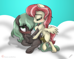 Size: 1500x1200 | Tagged: explicit, artist:miniferu, oc, anatomically correct, clitoris, colt, colt on filly, dark genitals, female, filly, foal, foalcon, imported from derpibooru, insertion, male, missionary position, nudity, pegasus, penetration, pony, sex, spread wings, straight, vaginal, vaginal insertion, vulva, vulvar winking, wings