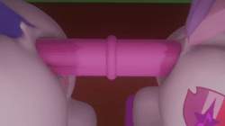 Size: 1280x720 | Tagged: explicit, artist:ooredelen, rarity, sweetie belle, 3d, anal insertion, animated, belle sisters, blender, blender eevee, butt, butt to butt, dildo, dock, doubleheaded dildo, duo, duo female, female, females only, foal, foalcon, g4, human vulva on pony, imported from derpibooru, incest, insertion, lesbian, mare, masturbation, no sound, nudity, plot, pony, raricest, sex toy, ship:raribelle, shipping, siblings, tail, tail aside, unicorn, vaginal secretions, vulva, webm, wet
