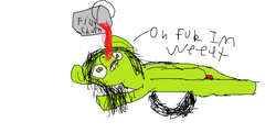 Size: 1608x781 | Tagged: explicit, semi-grimdark, artist:niggamancer, oc, oc:filly anon, 1000 hours in ms paint, blood, earth pony, female, filly, foal, foalcon, imported from derpibooru, pony