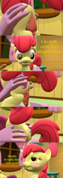 Size: 1920x5400 | Tagged: explicit, artist:papadragon69, apple bloom, spike, comic:spike's cyosa, 3d, anus, blushing, butt touch, clubhouse, comic, crusaders clubhouse, cyoa, dragon, dragon dick, earth pony, female, filly, foal, foalcon, g4, hand on butt, imported from derpibooru, male, nudity, older, older spike, penetration, penis, pony, sex, ship:spikebloom, shipping, sixsome, source filmmaker, straight, teenage spike, teenager, tongue out, vaginal, vulva, winged spike, wings