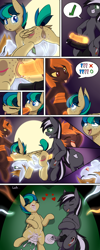 Size: 2000x5000 | Tagged: explicit, artist:rice, oc, oc:apogee, oc:dawn daze, oc:free spirit, oc:littlepip, oc:lynxie-nsfw, oc:volron softtrot, after vaginal, after vaginal orgasm, aftersex, ahegao, balls, changeling, comic, cum, cum string, double penetration, dripping, dripping cum, excessive cum, faceless male, fallout equestria, female, filly, foal, foalcon, ghost, ghost pony, ghost sex, group sex, hetero littlepip, human vulva, human vulva on pony, imported from derpibooru, looking back, looking over shoulder, male, multiple penetration, nudity, oc only, offscreen character, one eye closed, open mouth, orange changeling, penetration, penis, pony, possessed, possession, sex, straight, threesome, tongue out, vaginal, vulva, ych result