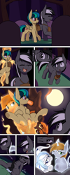Size: 2000x5000 | Tagged: explicit, artist:rice, oc, oc:apogee, oc:dawn daze, oc:free spirit, oc:littlepip, oc:lynxie-nsfw, oc:volron softtrot, age difference, bedroom eyes, comic, fallout equestria, female, filly, foal, foalcon, ghost, ghost pony, ghost sex, group sex, hetero littlepip, human vulva, human vulva on pony, imminent sex, imminent threesome, imported from derpibooru, just the tip, looking at you, male, male pov, nudity, oc only, offscreen character, one eye closed, penetration, penis, pony, pov, sex, stallion, stallion on filly, straight, threesome, tongue out, vaginal, vulva, ych result