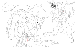 Size: 1920x1200 | Tagged: explicit, artist:zetar02, spike, age difference, alternate version, anal, anal creampie, anal orgasm, assisted autofellatio, autofacial, autofellatio, black and white, blowjob, cape, chair position, clothes, consensual, creampie, cum, cum in mouth, cum in own mouth, cum on self, cumming, derpibooru exclusive, discord, draconequus on dragon action, dragon, dubious consent, facial, foalcon, g4, gay, glasses, grayscale, hands free, horsecock, imported from derpibooru, king sombra, lineart, male, maledom, monochrome, nudity, orgasm, penetration, penis, piledriver, pony, rape play, sex, ship:somburst, simultaneous orgasm, spread legs, spreading, stallion, story included, sunburst, unicorn