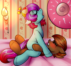 Size: 3000x2799 | Tagged: explicit, artist:cornelia_nelson, button mash, oc, accessory swap, an egg being attacked by sperm, bedroom, canon x oc, colt, colt on filly, cowgirl position, cum, cumming, dry orgasm, dry vaginal orgasm, egg cell, female, filly, foal, foalcon, g4, hands free, high res, imported from derpibooru, impregnation, male, moaning, moaning in pleasure, obscured penetration, penetration, pony, pony on pony action, sex, spermatozoon, straight, teenager, vaginal