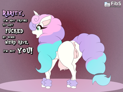 Size: 2160x1620 | Tagged: explicit, artist:fibs, sweetie belle, anus, big crotchboobs, busty sweetie belle, butt, crotchboobs, dialogue, female, foal, foalcon, g4, galarian ponyta, huge crotchboobs, implied rarity, imported from derpibooru, impossibly large crotchboobs, nipples, nudity, plot, pokémon, ponut, pony, ponyta, solo, solo female, unicorn, vulgar, vulva