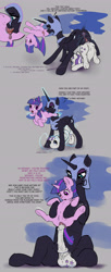 Size: 2500x6098 | Tagged: explicit, artist:hexado, twilight sparkle, alicorn, anatomically correct, anus, clitoris, cock transformation, crotchboobs, cunnilingus, dock, female, filly, foal, foalcon, futa, futa nightmare moon, futa on female, futa on filly, g4, hentai quotes, imminent penetration, imported from derpibooru, incest, infidelity, intersex, magic, magical spreading, mommy, mommy kink, mother and child, mother and daughter, nightmare moon, nipples, nudity, oral, ponut, pony, sex, ship:velvet sparkle, shipping, spread legs, spreading, tongue out, transformation, twicest, twilight velvet, unicorn, unicorn twilight, urethra, vaginal secretions, victorious villain, vulva, vulvar winking, wat, younger