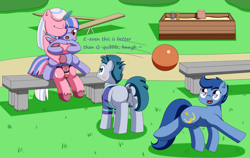 Size: 6500x4100 | Tagged: explicit, artist:pvryohei, age difference, alternate version, anus, archer (g4), ball, balls, bench, blushing, cheek kiss, clear sky, cum, cumming, dialogue, exhibitionism, female, foalcon, g4, imported from derpibooru, incest, insertion, kissing, lesbian, little league, male, mother and child, mother and daughter, nudity, playground, pony, public, public sex, running, sandbox, scootablue, sex, sex toy, ship:skysprint, shipping, size difference, strapon, teeter-totter, unshorn fetlocks, vaginal insertion, vaginal secretions, vulva, wind sprint