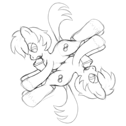 Size: 2200x2200 | Tagged: explicit, artist:squiggelsquirrel, oc, 69 position, colt, colt on colt, foal, foalcon, gay, high res, horsecock, imported from derpibooru, licking, licking cock, male, nudity, oc only, oral, penis, pony, pony on pony action, reverse foalcon, sex, simple background, sketch, tongue out, white background