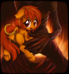 Size: 1007x1079 | Tagged: explicit, artist:darkstylerz, anal piercing, anus, commission, demon, dock, dock piercing, foalcon, genital piercing, imported from derpibooru, looking at you, looking back, looking back at you, nudity, piercing, pony, presenting, source needed, underhoof, useless source url, vaginal piercing, vulva, ych result