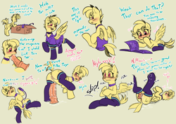 Size: 3508x2480 | Tagged: explicit, artist:soulcentinel, oc, oc:apogee, anus, blushing, butt, butt freckles, chest fluff, clothes, collar, dildo, dildo sitting, ear freckles, female, filly, foal, foalcon, freckles, heart, heart eyes, high res, horsecock dildo, imported from derpibooru, insertion, legwear, lipstick, magazine, mare, masturbation, nudity, oc only, pegasus, plot, pony, sex, sex toy, short hair, skirt, slipping, socks, solo, solo female, stockings, swimsuit, teenager, thigh highs, vaginal insertion, vibrator, vulva, wet, wingding eyes, young