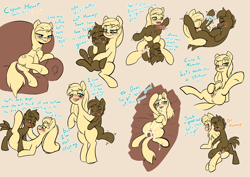 Size: 3508x2480 | Tagged: explicit, artist:soulcentinel, button mash, oc, oc:cream heart, age difference, blushing, canon x oc, colt, colt on mare, creampie, cum, cum in mouth, cum on body, dubious consent, earth pony, female, foal, foalcon, g4, high res, imported from derpibooru, incest, loose hair, male, mare, mare on colt, milf, missionary position, mother, mother and child, mother and son, oral, penetration, pony, presenting, sex, ship:buttoncest, shipping, son, straight, straight shota, sweat, vaginal, vaginal creampie