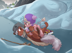 Size: 3961x2880 | Tagged: explicit, artist:pestil, 2019, age difference, anatomically correct, anus, balls, blushing, book, butt freckles, cozy glow, cozy glutes, cozybucket, cozydom, crotchboobs, dock, earth pony, eye contact, female, femdom, filly, filly on stallion, foal, foalcon, foaldom, freckles, frenemies (episode), friendship journal, g4, high res, holding hooves, horsecock, ice, imported from derpibooru, just the tip, long penis, looking at each other, male, malesub, my little pony: friendship is magic, nipples, nudity, on back, pegasus, penetration, penis, ponut, pony, reverse foalcon, rusty bucket, sex, size difference, small dom big sub, snow, stallion, straight, submissive, teats, that is one troubled filly, vaginal, vaginal secretions, vulva