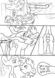 Size: 2480x3508 | Tagged: explicit, artist:jbond, comic:applebuck, 5 panel comic, anal, anal creampie, anal orgasm, balls, balls deep, colt, colt on colt, comic, creampie, cum, cum while penetrated, cumming, dialogue, duo, duo male, english, eyes closed, first time, foal, foalcon, from behind, g4, gay, genitals, hands free, high res, horsecock, implied big macintosh, imported from derpibooru, male, monochrome, nudity, orgasm, orgasm cumshot, part of a set, penetration, penis, pony, pony on pony action, ponyville schoolhouse, reverse foalcon, sex, short mane, simultaneous orgasm, snails, snips, speech bubble, stallion, standing sex, text, tongue out, unicorn, x-ray