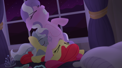Size: 3840x2160 | Tagged: explicit, artist:dtcx97, apple bloom, diamond tiara, silver spoon, accessory, apple bloom's bow, bedroom, blank flank, blushing, bow, butt, colored, cunnilingus, earth pony, eyes closed, faceful of ass, facesitting, female, female orgasm, females only, filly, flat colors, floppy ears, foal, foalcon, g4, glasses, glasses off, gritted teeth, group sex, hair bow, herd, high res, hooves, imported from derpibooru, jewelry, lesbian, lineless, loose hair, necklace, night, nudity, oral, orgasm, pillow, plot, pony, scrunchie, sex, ship:applespoon, ship:diamondbloom, ship:silvertiara, shipping, show accurate, silverdiamondbloom, simultaneous orgasm, soft color, squirting, threesome, tiara, trio, trio female, vaginal orgasm, vaginal secretions, vaginal secretions in mouth, vulva, wall of tags, wallpaper, wallpaper for the fearless, window