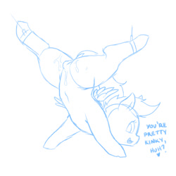 Size: 1200x1200 | Tagged: explicit, artist:cold-blooded-twilight, scootaloo, anatomically correct, bondage, dialogue, dock, female, filly, foal, foalcon, g4, hanging, heart, imported from derpibooru, looking at you, looking back, looking back at you, monochrome, nudity, open mouth, pegasus, pony, sketch, smiling, solo, solo female, spread legs, spreading, vaginal secretions, vulva