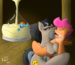 Size: 2252x1977 | Tagged: explicit, grimdark, artist:kingkrail, rainbow dash, scootaloo, series:caballeron's prize, abuse, age difference, bad end, breath, crying, daring do, derpibooru exclusive, doctor caballeron, doctor caballeron raping scootaloo, earth pony, eyes closed, female, filly, floppy ears, foal, foalcon, g4, hourglass, imminent death, imported from derpibooru, licking, male, neck licking, nudity, pegasus, penetration, penis, pony, rape, sand, scootabuse, sex, ship:scootalleron, stallion, stallion on filly, straight, tongue out, vaginal, victorious villain