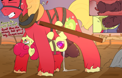 Size: 3500x2243 | Tagged: explicit, artist:mackstack, apple bloom, age difference, applecest, balls, belly riding, big balls, big dickentosh, big dom small sub, big macintosh, big macintosh's yoke, big penis, blushing, bondage, bound, bridle, brother and sister, creampie, cum, cum in uterus, cumming, dock, earth pony, excessive cum, eyes closed, female, femsub, field, filly, foal, foalcon, g4, gritted teeth, harness, high res, horse collar, horsecock, imported from derpibooru, incest, internal, internal cumshot, looking up, male, maledom, nudity, orgasm, outdoor sex, outdoors, penetration, penis, plow, pony, rope, sex, ship:macbloom, shipping, siblings, size difference, stallion, stallion on filly, straight, submissive, sunrise, tack, unshorn fetlocks, uterus, vagina, vaginal, vaginal creampie, vein, veiny cock, working, x-ray