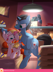Size: 2539x3445 | Tagged: explicit, artist:sip, oc, age difference, anus, blushing, butt, cheerleader outfit, clothes, drool, dubious consent, female, filly, foal, foalcon, g4, high res, imminent sex, imminent vaginal, imported from derpibooru, male, nudity, panties, panties pulled down, penis, plot, pony, sex, size difference, speech bubble, stallion, stallion on filly, straight, tongue out, toola roola, underwear, vagina, vaginal secretions, vulva, wet