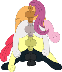 Size: 1528x1760 | Tagged: explicit, artist:trash anon, apple bloom, scootaloo, sweetie belle, oc, oc:nyx, alicorn, anal, anus, balls, canon x oc, cutie mark crusaders, foalcon, from behind, fucktower, futa, futa apple bloom, futa cutie mark crusaders, futa nyx, futa oc, futa on futa, futa scootaloo, futa sweetie belle, g4, horsecock, imported from derpibooru, intersex, nudity, pegasus, penetration, penis, polyamory, pony, pony pile, sex, ship:sweetiebloomaloo, shipping, stack, tower of pony, unicorn